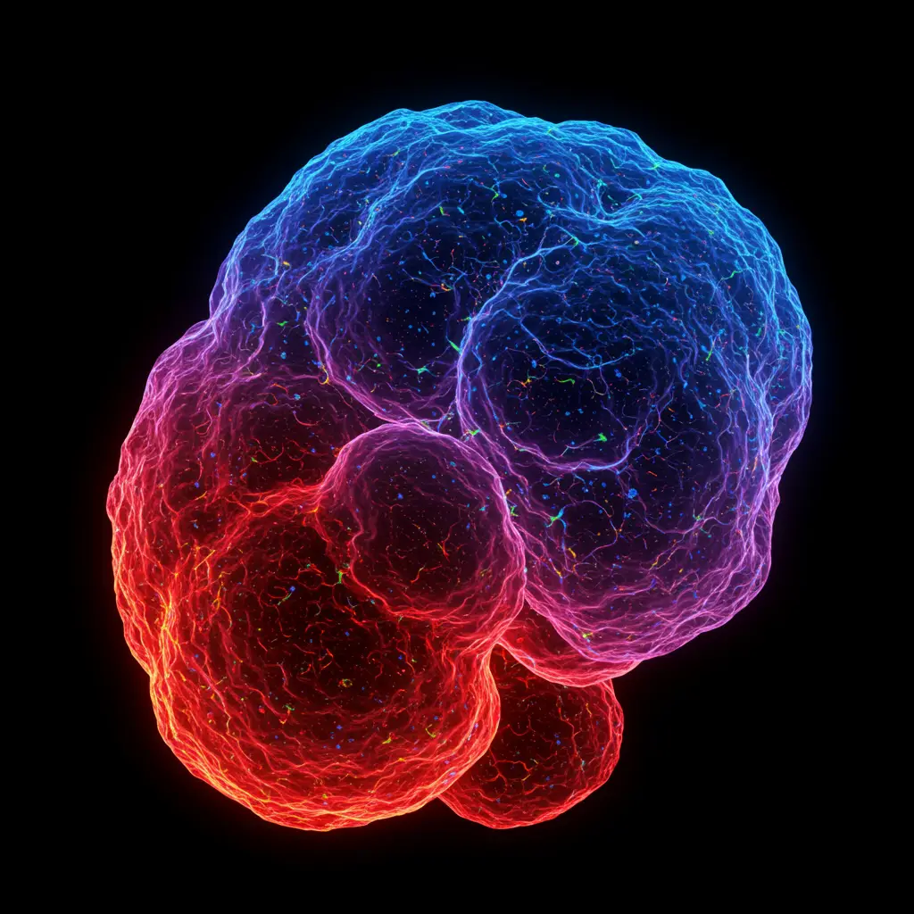 Tumor texture heatmap visualizing radiomics feature extraction across spatial regions of a lesion in the Pixilib radiomics pipeline.