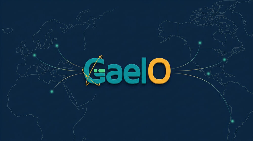 Global multicenter clinical trial network with investigator sites connected to the centralized GaelO imaging platform.